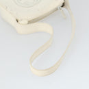 GUCCI Shoulder Bag Patent leather White Silver 007 3184 0250 Auth SW2084-7