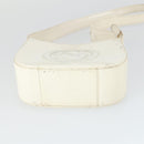 GUCCI Shoulder Bag Patent leather White Silver 007 3184 0250 Auth SW2084-9