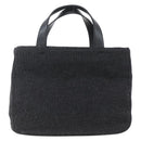 PRADA Hand Bag Wool Black Auth SW2085-13