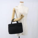 PRADA Hand Bag Wool Black Auth SW2085-24