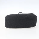 PRADA Hand Bag Wool Black Auth SW2085-5