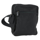 PRADA Shoulder Bag Nylon Black Silver Auth SW2087-1