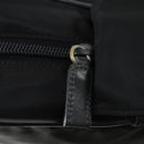 PRADA Shoulder Bag Nylon Black Silver Auth SW2087-10