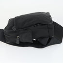 PRADA Shoulder Bag Nylon Black Silver Auth SW2087-4
