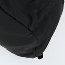 PRADA Backpack Nylon Black Silver Auth SW2088-15