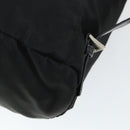 PRADA Backpack Nylon Black Silver Auth SW2088-17