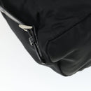 PRADA Backpack Nylon Black Silver Auth SW2088-18