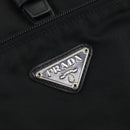 PRADA Backpack Nylon Black Silver Auth SW2088-19