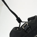 PRADA Backpack Nylon Black Silver Auth SW2088-20