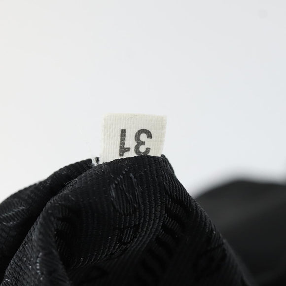 PRADA Backpack Nylon Black Silver Auth SW2088