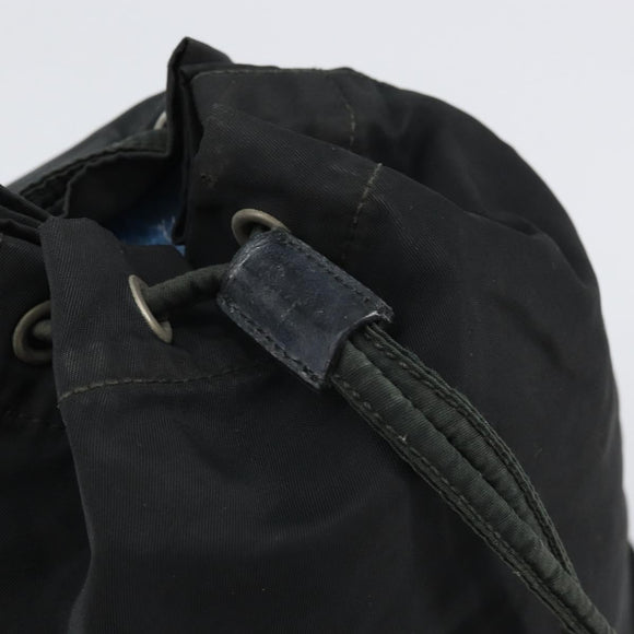PRADA Purse Pouch Nylon Black Auth SW2092