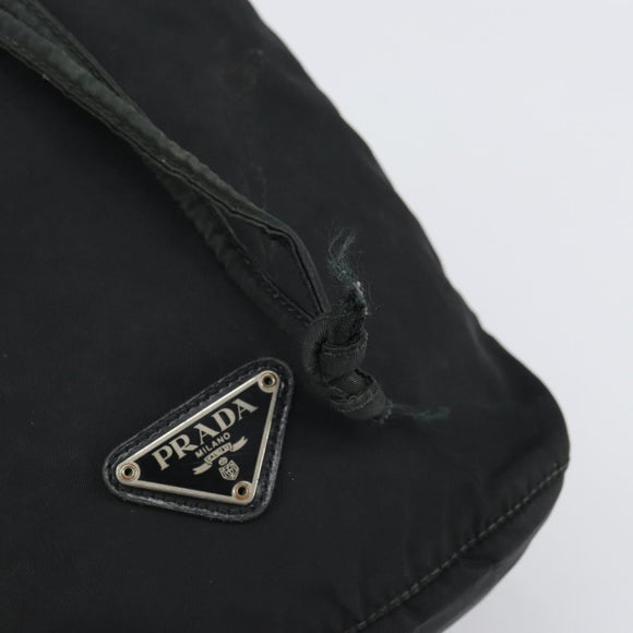 PRADA Purse Pouch Nylon Black Auth SW2092