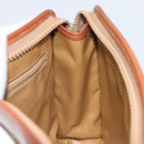 CELINE Macadam Canvas Clutch Bag PVC Beige Gold Auth SW2093-16