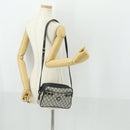 GUCCI GG Plus Supreme Shoulder Bag PVC Navy Gold Auth SW2094-22