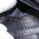 Christian Dior Trotter Canvas Trifold Wallet Black Silver Auth SW2098-18
