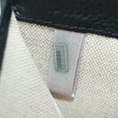 Jimmy Choo Trifold Wallet Leather Black Gold Silver Auth SW2099V-22