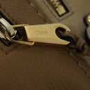 Chloe Angie Hand Bag Leather 2way Brown Auth sw210-16