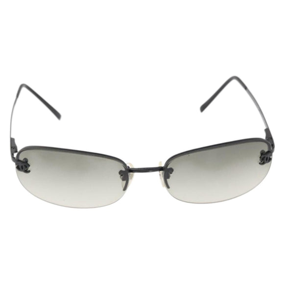 CHANEL Sunglasses plastic Black CC Auth SW2100V