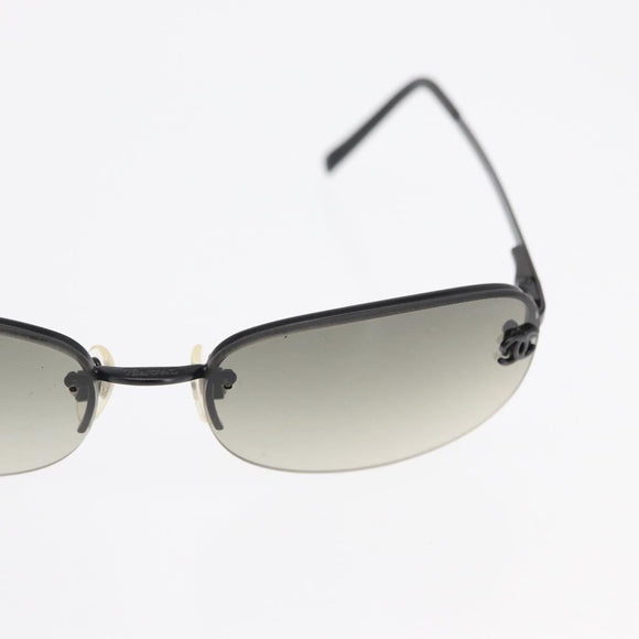 CHANEL Sunglasses plastic Black CC Auth SW2100V