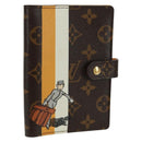 LOUIS VUITTON Monogram Groom Agenda PM Day Planner Cover R20019 LV Auth SW2101V-1