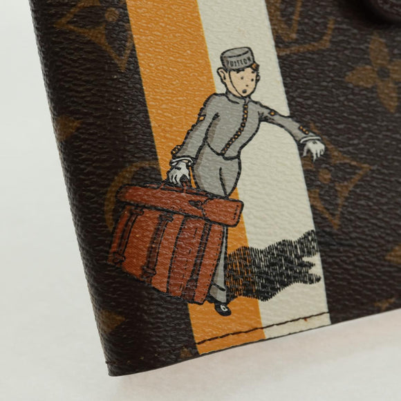 LOUIS VUITTON Monogram Groom Agenda PM Day Planner Cover R20019 LV Auth SW2101V