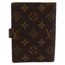LOUIS VUITTON Monogram Groom Agenda PM Day Planner Cover R20019 LV Auth SW2101V-3