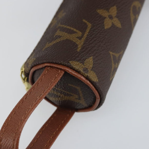 LOUIS VUITTON Monogram Etui 3 Ball de Golf Pouch M58249 LV Auth SW2102