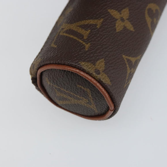 LOUIS VUITTON Monogram Etui 3 Ball de Golf Pouch M58249 LV Auth SW2102