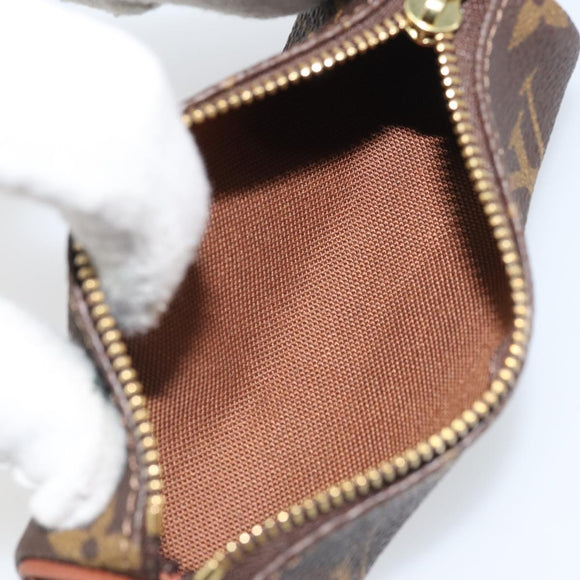 LOUIS VUITTON Monogram Etui 3 Ball de Golf Pouch M58249 LV Auth SW2102