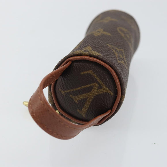 LOUIS VUITTON Monogram Etui 3 Ball de Golf Pouch M58249 LV Auth SW2102