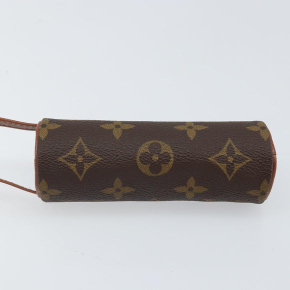 LOUIS VUITTON Monogram Etui 3 Ball de Golf Pouch M58249 LV Auth SW2102