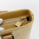 LOUIS VUITTON Monogram Vernis Houston Hand Bag Beige M91004 LV Auth SW2105-17
