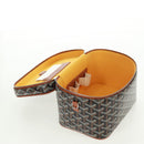 GOYARD Herringbone Vanity Muse PM Bag PVC Leather 2way Brown Auth SW2108SM-19