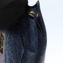 SAINT LAURENT Shoulder Bag Canvas Purple Gold Auth sw211-17