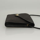 SAINT LAURENT Shoulder Bag Canvas Purple Gold Auth sw211-3