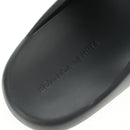 BOTTEGA VENETA Band Slide Sandals Rubber 41 Black Auth SW2112SM-13