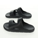 BOTTEGA VENETA Band Slide Sandals Rubber 41 Black Auth SW2112SM-4