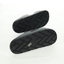 BOTTEGA VENETA Band Slide Sandals Rubber 41 Black Auth SW2112SM-9