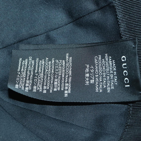 GUCCI GG Canvas Web Sherry Line Cap M Black Red Green 200035 Auth SW2113V