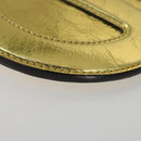 FENDI Orlock Smartphone Shoulder Case Bag Leather Gold Auth SW2114SAM-9