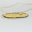 FENDI Orlock Smartphone Shoulder Case Bag Leather Gold Auth SW2114SAM-4