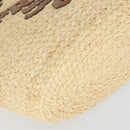 PRADA Large Tote Bag Raffia Beige Auth SW2119SAM-15