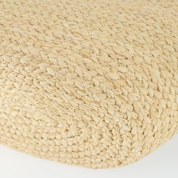 PRADA Large Tote Bag Raffia Beige Auth SW2119SAM