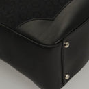 CELINE C Macadam Canvas Hand Bag Black Auth sw212-9