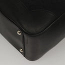 CELINE C Macadam Canvas Hand Bag Black Auth sw212-16