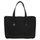 CELINE C Macadam Canvas Hand Bag Black Auth sw212-2
