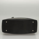 CELINE C Macadam Canvas Hand Bag Black Auth sw212-5