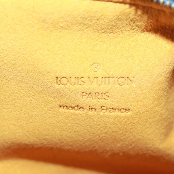 LOUIS VUITTON Monogram Denim Trousse Speedy GM Pouch Blue M95081 Auth SW2123SAV