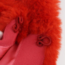 GUCCI Tiger Coat Poncho Jacket Fur Peppermint Auth SW2126SM-6