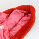 GUCCI Tiger Coat Poncho Jacket Fur Peppermint Auth SW2126SM-7